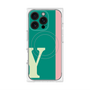 プレミアムパネル with MagSafe［ オリジナル - initial color line - Y green ］