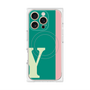 プレミアムパネル with MagSafe［ オリジナル - initial color line - Y green ］