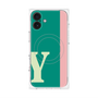 プレミアムパネル with MagSafe［ オリジナル - initial color line - Y green ］