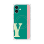 プレミアムパネル with MagSafe［ オリジナル - initial color line - Y green ］