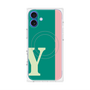 プレミアムパネル with MagSafe［ オリジナル - initial color line - Y green ］