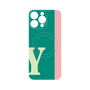 プレミアムパネル with MagSafe［ オリジナル - initial color line - Y green ］