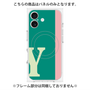 プレミアムパネル with MagSafe［ オリジナル - initial color line - Y green ］
