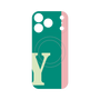 プレミアムパネル with MagSafe［ オリジナル - initial color line - Y green ］