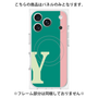 プレミアムパネル with MagSafe［ オリジナル - initial color line - Y green ］