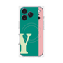プレミアムパネル with MagSafe［ オリジナル - initial color line - Y green ］