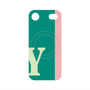 プレミアムパネル with MagSafe［ オリジナル - initial color line - Y green ］