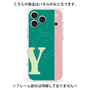 プレミアムパネル with MagSafe［ オリジナル - initial color line - Y green ］