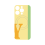 プレミアムパネル with MagSafe［ オリジナル - initial color line - Y yellow ］