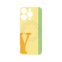 プレミアムパネル with MagSafe［ オリジナル - initial color line - Y yellow ］