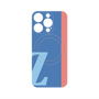 プレミアムパネル with MagSafe［ オリジナル - initial color line - Z blue ］