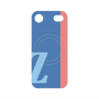 プレミアムパネル with MagSafe［ オリジナル - initial color line - Z blue ］