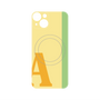 プレミアムパネル with MagSafe［ オリジナル - initial color line - A yellow ］