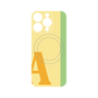 プレミアムパネル with MagSafe［ オリジナル - initial color line - A yellow ］