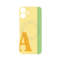 プレミアムパネル with MagSafe［ オリジナル - initial color line - A yellow ］