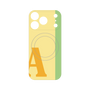 プレミアムパネル with MagSafe［ オリジナル - initial color line - A yellow ］