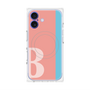 プレミアムパネル with MagSafe［ オリジナル - initial color line - B pink ］
