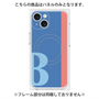 プレミアムパネル with MagSafe［ オリジナル - initial color line - B blue ］