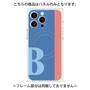 プレミアムパネル with MagSafe［ オリジナル - initial color line - B blue ］