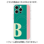 プレミアムパネル with MagSafe［ オリジナル - initial color line - B green ］