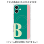 プレミアムパネル with MagSafe［ オリジナル - initial color line - B green ］