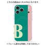 プレミアムパネル with MagSafe［ オリジナル - initial color line - B green ］
