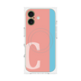 プレミアムパネル with MagSafe［ オリジナル - initial color line - C pink ］