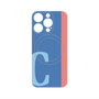 プレミアムパネル with MagSafe［ オリジナル - initial color line - C blue ］