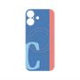 プレミアムパネル with MagSafe［ オリジナル - initial color line - C blue ］