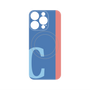 プレミアムパネル with MagSafe［ オリジナル - initial color line - C blue ］