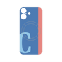 プレミアムパネル with MagSafe［ オリジナル - initial color line - C blue ］
