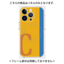 プレミアムパネル with MagSafe［ オリジナル - initial color line - C orange ］