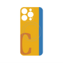 プレミアムパネル with MagSafe［ オリジナル - initial color line - C orange ］
