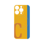 プレミアムパネル with MagSafe［ オリジナル - initial color line - C orange ］