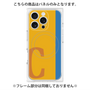 プレミアムパネル with MagSafe［ オリジナル - initial color line - C orange ］
