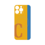 プレミアムパネル with MagSafe［ オリジナル - initial color line - C orange ］