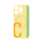 プレミアムパネル with MagSafe［ オリジナル - initial color line - C yellow ］