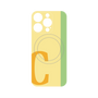 プレミアムパネル with MagSafe［ オリジナル - initial color line - C yellow ］
