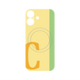 プレミアムパネル with MagSafe［ オリジナル - initial color line - C yellow ］