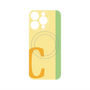 プレミアムパネル with MagSafe［ オリジナル - initial color line - C yellow ］