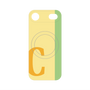 プレミアムパネル with MagSafe［ オリジナル - initial color line - C yellow ］