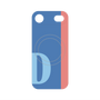 プレミアムパネル with MagSafe［ オリジナル - initial color line - D blue ］