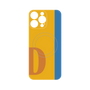 プレミアムパネル with MagSafe［ オリジナル - initial color line - D orange ］