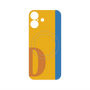 プレミアムパネル with MagSafe［ オリジナル - initial color line - D orange ］