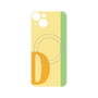 プレミアムパネル with MagSafe［ オリジナル - initial color line - D yellow ］