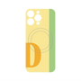 プレミアムパネル with MagSafe［ オリジナル - initial color line - D yellow ］