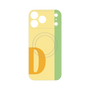 プレミアムパネル with MagSafe［ オリジナル - initial color line - D yellow ］