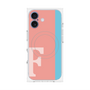 プレミアムパネル with MagSafe［ オリジナル - initial color line - F pink ］