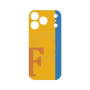 プレミアムパネル with MagSafe［ オリジナル - initial color line - F orange ］