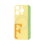 プレミアムパネル with MagSafe［ オリジナル - initial color line - F yellow ］